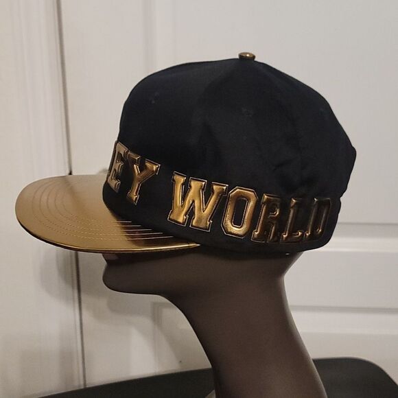 BRAND NEW DISNEY PARKS WALT DISNEY WORLD BELLE OF THE BALL BRONZE GOLD LOGO CAP - Picture 6 of 15